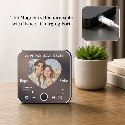 Personalized Musical Fridge Magnet for Couples